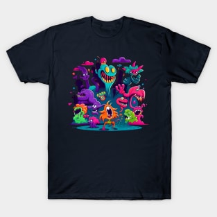 The nostaligic monsters come out to play! T-Shirt
